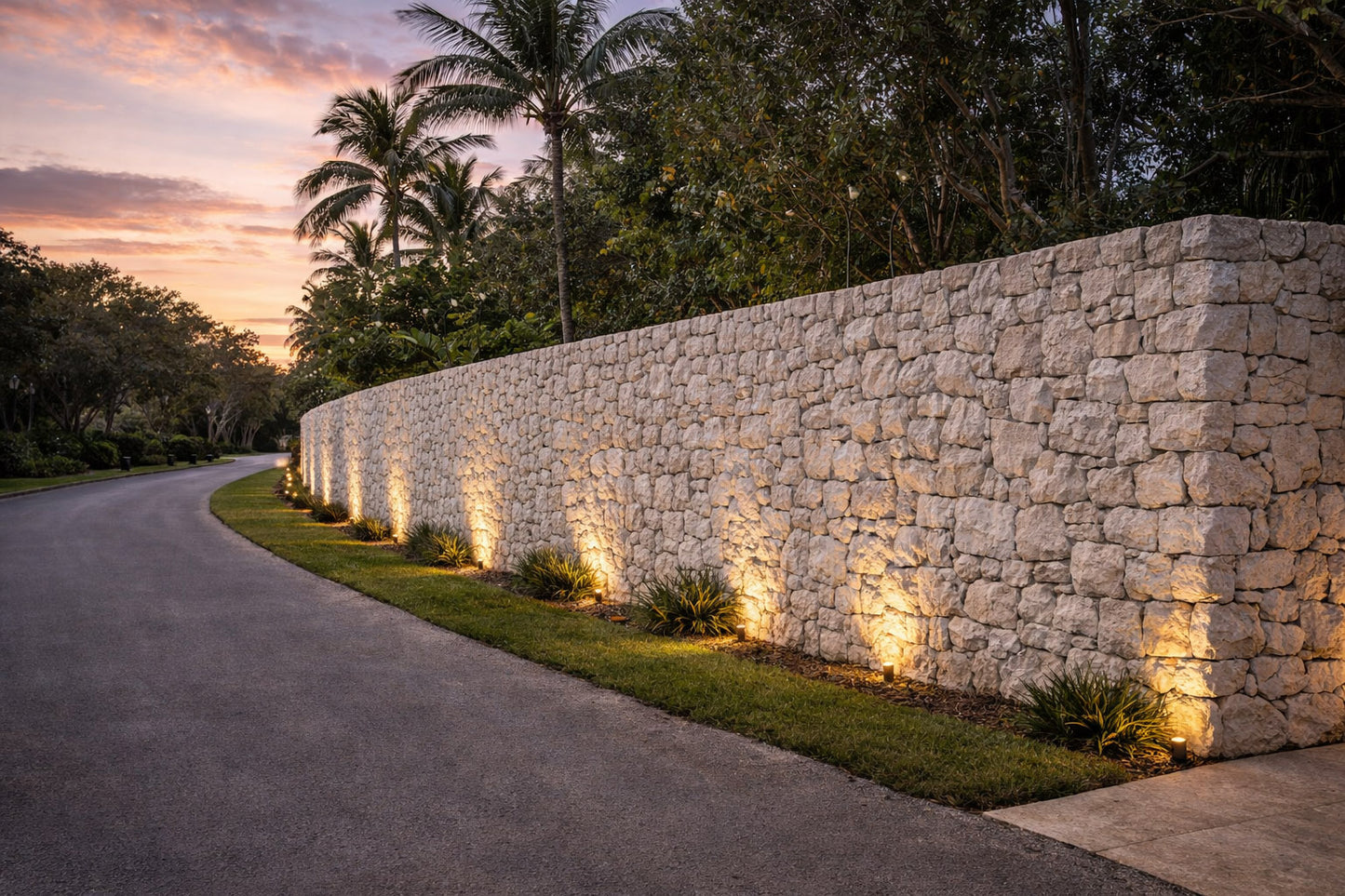 Luxury Limestone Stone Cladding | Made in Bali | Split Face Palimanan Stone Wall Tiles