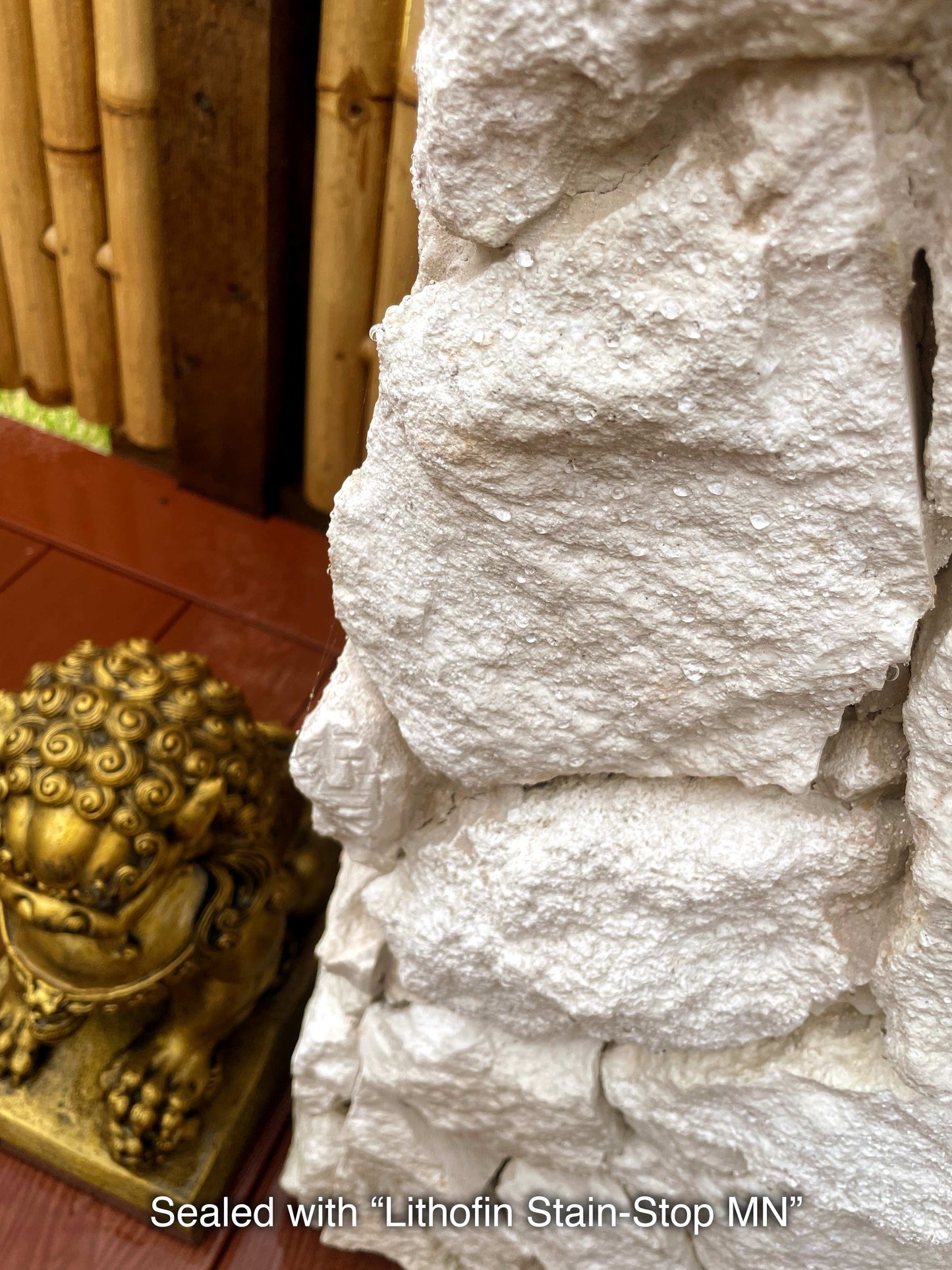 Luxury Limestone Stone Cladding | Made in Bali | Split Face Palimanan Stone Wall Tiles