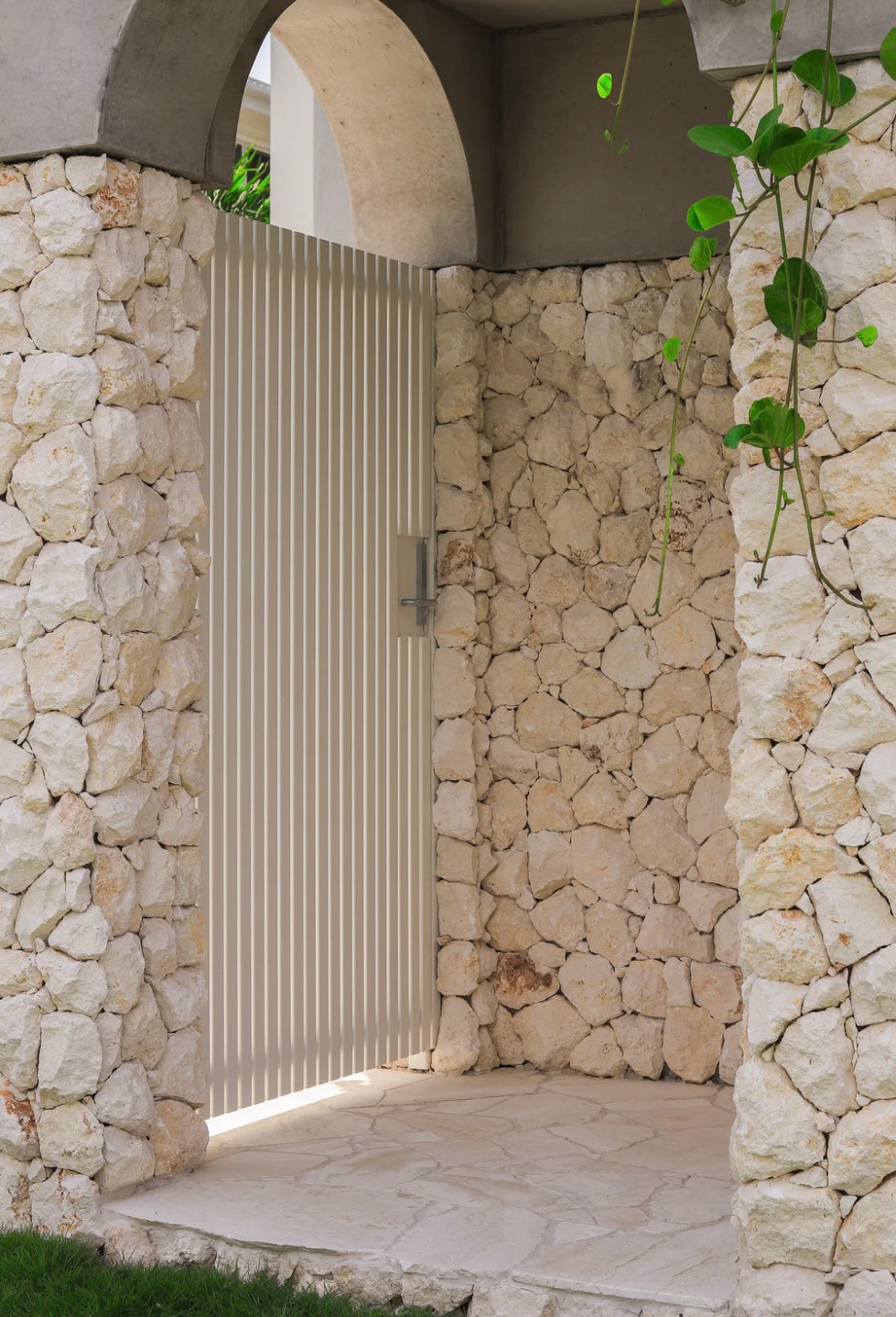 Luxury Limestone Stone Cladding | Made in Bali | Split Face Palimanan Stone Wall Tiles